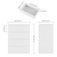 thumbnail image 6 of Homfa 4 Drawer White Dresser, Modern Storage Cabinet for Bedroom, Chest of Drawers Wood Organizer for Living Room, 6 of 7