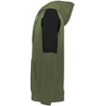 thumbnail image 3 of Holloway Sportswear S Blue Chip Hoodie Olive/Black 222540, 3 of 5