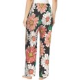 thumbnail image 4 of PISONIC Daisy Printed Women's Pajama Pants, Comfy Pajama Bottoms With Pockets&Drawstring, 4 of 7
