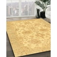 thumbnail image 2 of Ahgly Company Indoor Rectangle Abstract Bold Yellow Oriental Area Rugs, 5' x 7', 2 of 6
