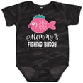 thumbnail image 3 of Inktastic Mommys Fishing Buddy Girls Girls Baby Bodysuit, 3 of 5