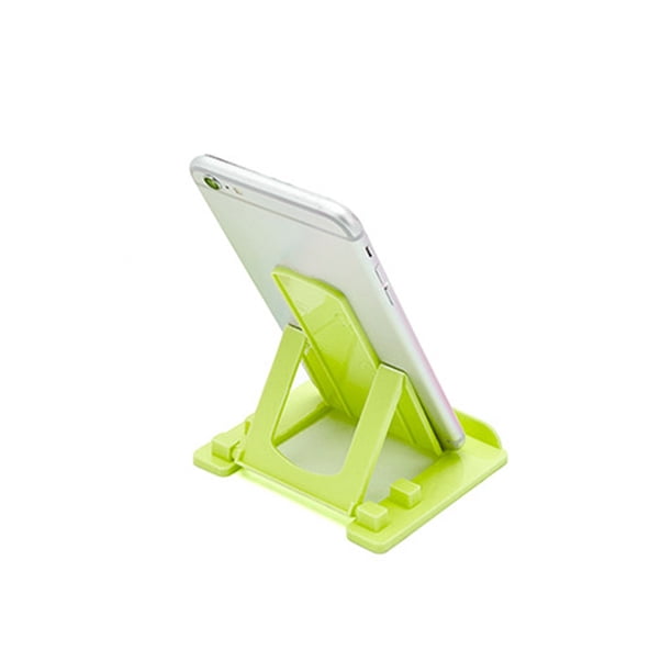 Tholdsy Reemplazo universal ajustable de la base del soporte del color del caramelo de la tableta del teléfono inteligente del sostenedor del teléfono Teléfono y Comunicación verde
