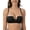 Smooth Black, variant on Push Up Bras for Women Add 1 Cup Wireless Lace Balconette Demi Plunge Multiway Comfort Everyday T-Shirt Bra Nude 38C