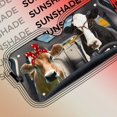 thumbnail image 5 of 3D Farmer Animal Car Auto Sunshades Windshield Heat Protection Sun Shades Univeral Fit Cars Suv Truck, 5 of 6