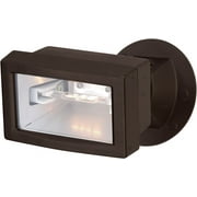 1-Light Outdoor Fixtures Mounted Outdoor Light Fixture in Bronze Finish