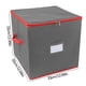 thumbnail image 3 of Caja de almacenamiento de Navidad con 64 compartimentos, adornos navideños decorativos, estante plegable, metal, para dormitorio, almacenamiento organizado, organizador de regalos,, 3 of 9