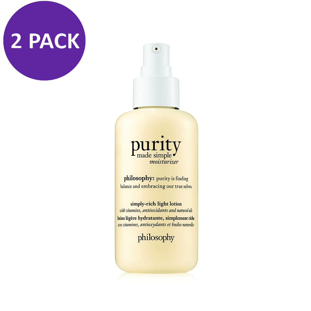 Philosophy Purity Made Simple Ultra Light Moisturizer 4.7 oz (2 PACK