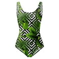 thumbnail image 2 of Aayomet Women's One Piece Swimsuit Ruched Twist Front One Piece Swimsuit,Green L, 2 of 4