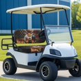 thumbnail image 3 of Binienty Patriotic Golf Cart Seat Covers Set of 2 Elk American Flag Golf Cart Seat Towel/Blanket Ezgo Txt Seat Cushion Cover Front Seats Dust Cover, Universal Fit, 3 of 8