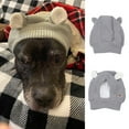 thumbnail image 4 of Knitted Hat Noise Protection Pet Ear Muffs Winter Washable Dog Ear Protection For Medium Large Dogs Cats Pets, 4 of 6