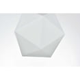 thumbnail image 4 of Living District Lawrence 10" Flush Mount Frosted White Shade In Satin Gold, 4 of 9
