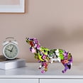 thumbnail image 2 of Figuras de caballos, carro creativo, Pycong, moderno, Aquiles, artesanías, animales, perros, figura de animal, figura decorativa, estatua, decoración del hogar para el hogar, perro Púrpura, 2 of 8