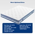 thumbnail image 6 of BMMB 12 In Pocket Spring Wrapped Coils Memory Gel Foam Mattress Medium-firm Motion Isolation Highly Breathable Cooling Fresh Relieve Pressure Bed Mattress Twin Hydrid Durable Mattress, 6 of 6