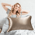 thumbnail image 6 of Reversible Silk Pillowcase Silk Sateen Pillowcase Pack Single Beauty Cooler Pillowcase, 6 of 6