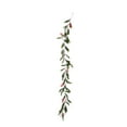 thumbnail image 2 of Garlands For Decoration Christmas,Greenery Decor Artificial Norfolk Pine Garland Christmas Decoration Photo Prop Hanging Ornament for Living Room Mantel Fireplace Front Door, with Berries, 2 of 8