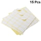 thumbnail image 2 of 15PCS Pegatinas en blanco Escritura autoadhesiva Etiqueta adhesiva Clasifique la etiqueta de precio para Office Shop School- 25x42mm, 2 of 5