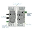 thumbnail image 3 of Interruptor basculante Leviton Lever Edge, 15 A, unipolar, paquete de 10 unidades, color blanco, 3 of 8