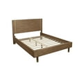 thumbnail image 4 of Alpine Furniture Queen Wood Platform Bed in Sand (Beige), 4 of 6