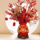 thumbnail image 5 of Bolsa de bendición Feng Shui para año Nuevo Chino, decoración de jarrón, estatua, Material de resina para decoración de jardín interior y exterior , Rojo Macarena Cesta china, 5 of 8