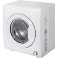 thumbnail image 4 of 120V Compact Laundry Dryer, 2.65 cu.ft Front Load Stainless Steel Clothes Dryers with Stainless Steel Tub, Easy Control Clothes Dryer, White, 4 of 9