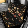 thumbnail image 2 of CHAQLIN Flower Non-Slip Car Back Seat Covers for Interior Auto, Dustproof Car Seat Covers Back Seat Stretch Rear Bench Seat Cover, 2 of 7