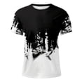 thumbnail image 4 of Men's Summer 3D Fashion Printed Short Sleeve T Shirt Clothes, 4 of 4