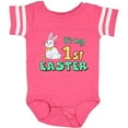 thumbnail image 3 of Inktastic It's My 1st Easter with Cute Chick and Bunny Boys or Girls Baby Bodysuit, 3 of 5