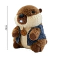 thumbnail image 3 of EGNMCR Home Decor, Room Decor, Wall Decor Cute Groundhog Toy With 23cm Soft Stuffed Doll Kawaii Groundhog Figure Cute Sofa Decor Birthday Party Gift For Kids A Ghillie marmot plush toy, 3 of 8
