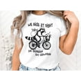 thumbnail image 2 of Funny Cute Raccoon Riding Bicycle Animal Gift Men Women Kids T-Shirt Sarcastic Raccoon Bike Holiday Birthday Present Tshirt, 2 of 10