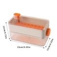 thumbnail image 2 of Bandeja de hielo de silicona con tapa, fácil de quitar del molde, molde para bandeja de hielo con taza de agua, hielo cilíndrico de 40oz, 2 of 2
