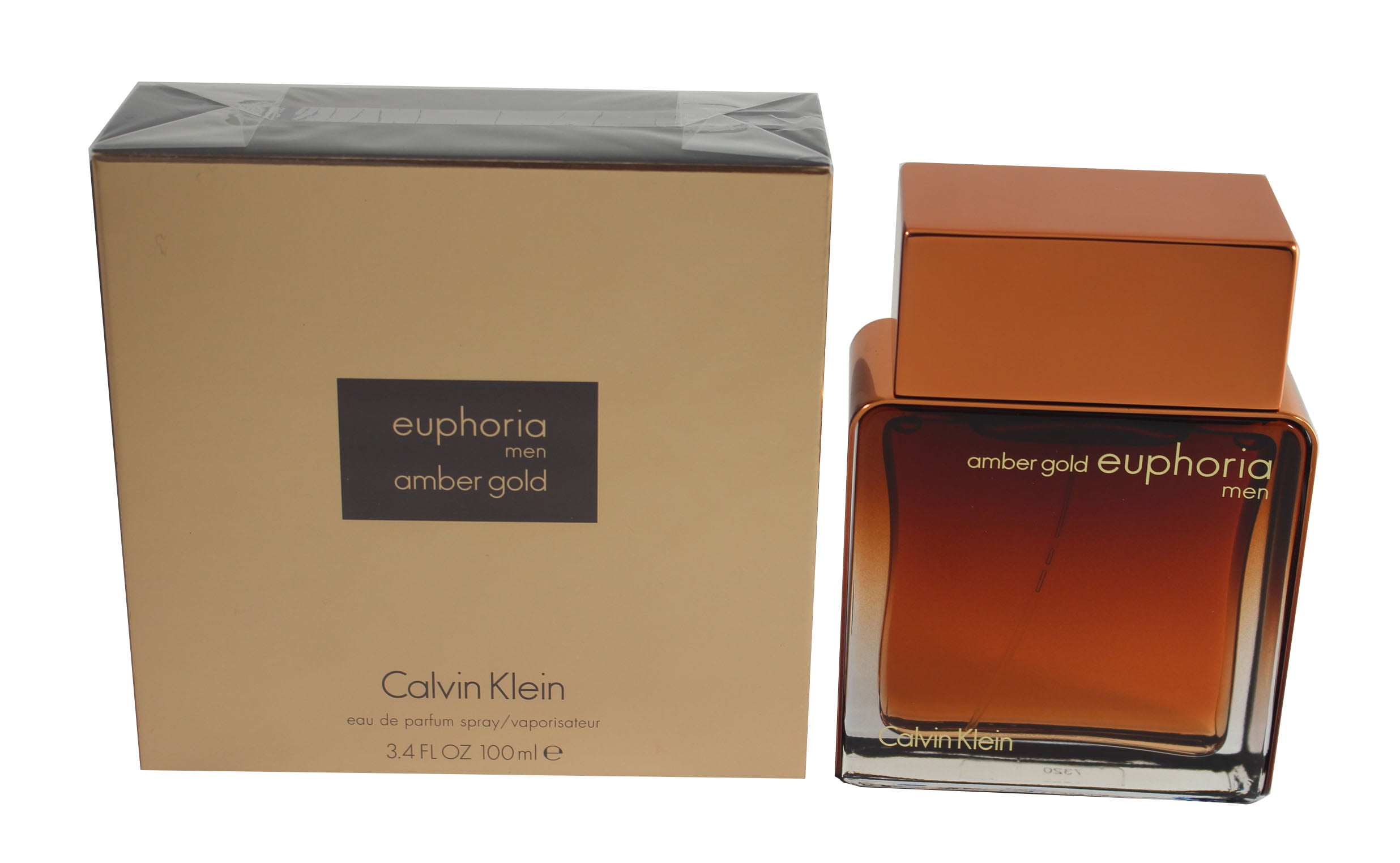 Calvin Klein Euphoria Men Amber Gold by Calvin Klein 3.4 oz Edp Spray