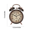 thumbnail image 3 of Loud Alarm for Deep Sleepers Retro Twin Bell Alarm Clock for Bedroom and Home Decoration, 3 of 6