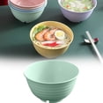 thumbnail image 2 of 17Cm Large Household Wheat Rice Bowl/Japanese Ramen Bowl & Ideal for Students' Instant Noodles Elegant Design, 2 of 5