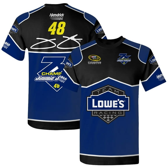 Men's Hendrick Motorsports Team Collection Blue Jimmie Johnson Lowe's Legend Uniform T-Shirt