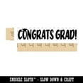 thumbnail image 2 of Congrats Grad Graduate Graduation Rectangle Rubber Stamp Stamping Scrapbooking Crafting - Large 3.75in, 2 of 7
