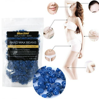 Hsmqhjwe European Wax Beads for Hair Removal Nonwoven Waxing Strips 100 Piece Hair Removal Wax Paper Strips for Facial Body Leg Eyebrow Epilating