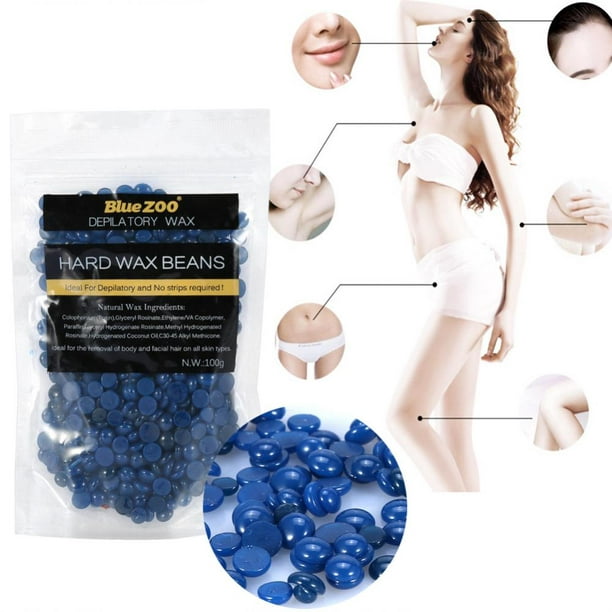 VGEBY 100g/Bag Hard Wax Beans Hard Body Wax Beans, Hair Removal Brazilian  Pearl Depilatory Wax European Beads for Women Men 