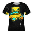 thumbnail image 4 of Geometry Dash Children's T-Shirt Short Sleeve T-Shirt Breathable Summer Tee Shirt for Boys Girls 150CM, 4 of 8