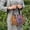 D, variant on Wicker Basket Retro -inspired Tea Handbag, Ethnic Handbag Flower Plant Pot Wicker Basket Rattan Flowerpot Storage Basket Handmade Woven Planter Basket