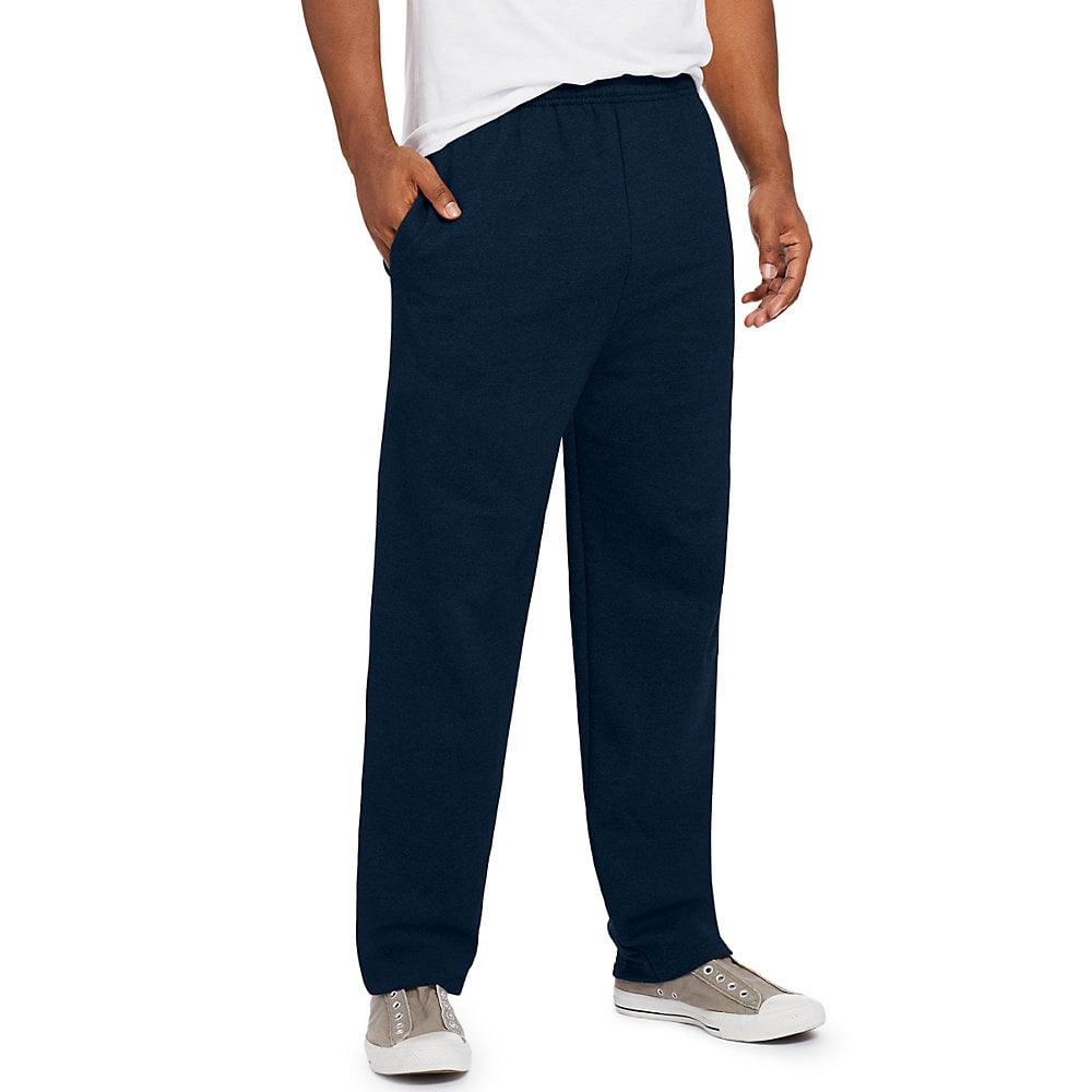 Hanes Mens Comfort Soft Eco Smart Fleece Sweatpants, S, Navy | Walmart ...