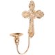 thumbnail image 1 of 1 juego de candelabro de pared de hierro, candelabro de pilar, soporte para velas en forma de cruz, 1 of 8