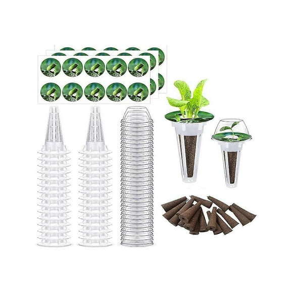 24PCS Seed Pod Kit for , Hydroponics Grow Anything Kit Garden Seed Starting System Indoor Hydroponi