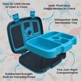 thumbnail image 5 of Bentgo Kids Prints Leak-Proof, 5-Compartment Bento-Style Kids Lunch Box - Ideal Portion Sizes for Ages 3-7, Durable, Drop-Proof, Dishwasher Safe, PFAS- & BPA-Free Materials (Dinosaur), 5 of 8
