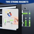 thumbnail image 4 of Magnético Pocket Level WORKPRO de nivel pequeño con 2 burbujas, 4 of 9
