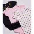 thumbnail image 2 of Little Treasure Baby Girl Cotton Bodysuits 3pk, Life In Tutu, 18-24 Months, 2 of 4