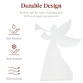 thumbnail image 5 of Best Choice Products 3ft Set of 2 Christmas Angel Yard Decorations w/ Weather-Resistant PVC, 4 Stakes, 5 of 7