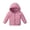 Pink, variant on Boys and Toddlers' Lightweight Water-Resistant Packable Hooded Puffer Jacket Kids Polyester Jacket