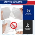 thumbnail image 5 of 2 Gallon Trash Bags, 19.7 x 17.7 inch Desktop Garbage Bags, White Trash Can Liner Bags, 200Pcs, for Desktop Trash Can, Bathroom, Office, 5 of 7
