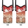 thumbnail image 7 of ZIATUBLES Crossbody Phone Pouch Christmas Neoprene Cellphone Bag Portable Phone Sleeve Case with Adjustable Strap Top Opening Phone Purse, 4 X 8 Inch, Santa’s Sleigh Print, 7 of 7