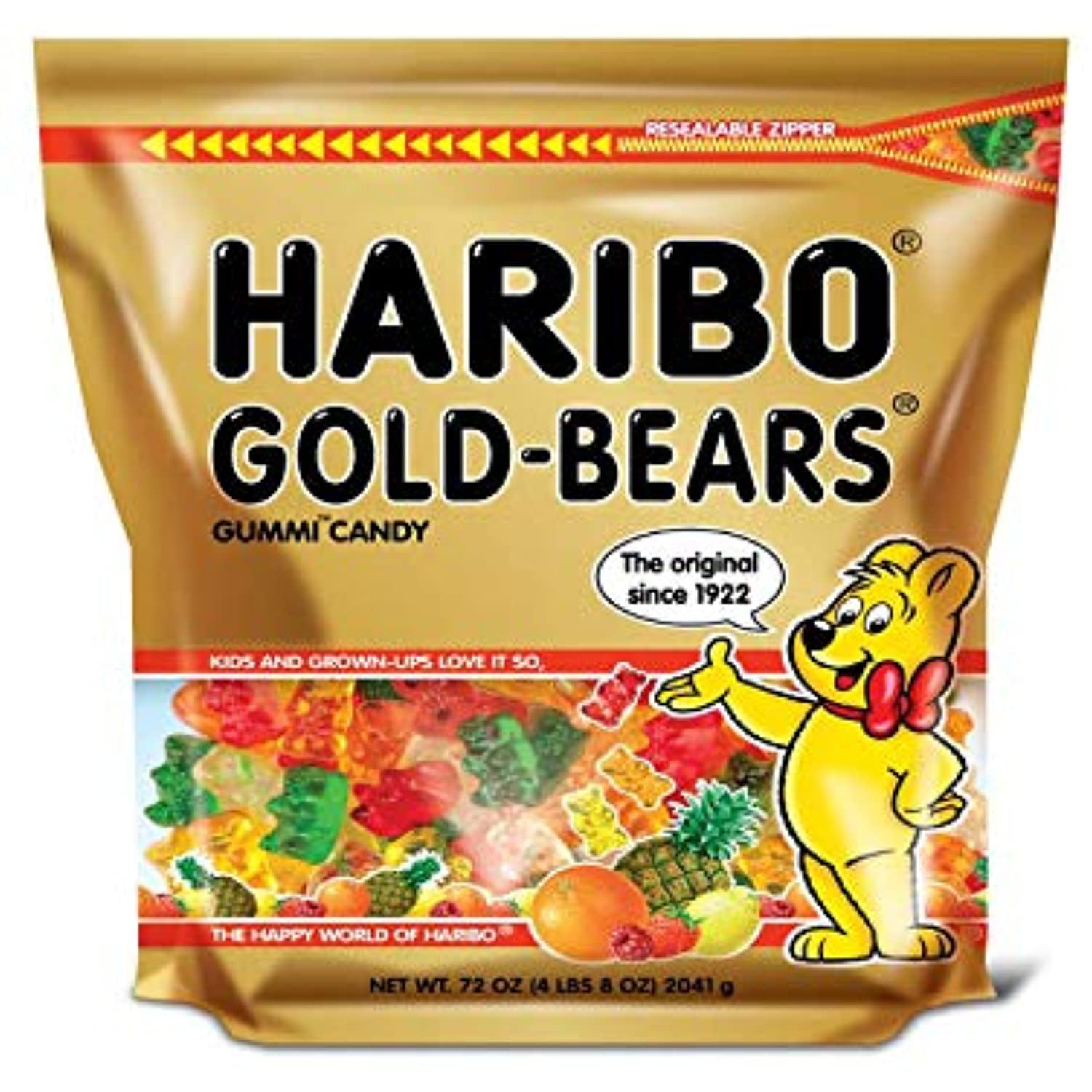 Haribo Gold-Bears Gummi Candy 72 Oz. A1 - Walmart.com